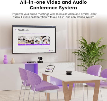 NEARITY Conference Room Camera System, 10X Hybrid Zoom Camera, Noise Reduction - Image 2