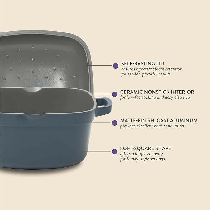 Crock-Pot Northvale Cast Aluminum Lightweight Durable 5.2 Quart Heavy Duty - Image 3