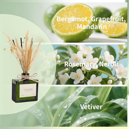 Reed Diffuser, 6.09 oz Citrus Grove Scent Diffuser - Image 2