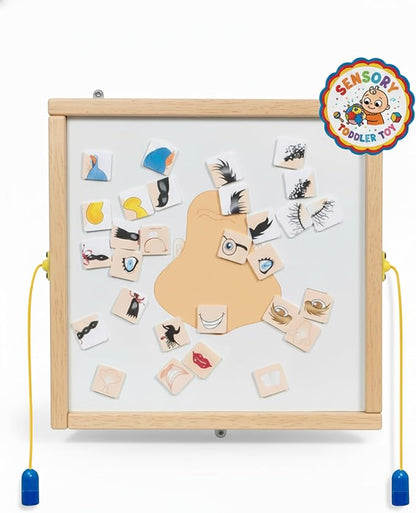 Magnetic Toddler Activity Wall Panel Toy – Interactive Wall Busy Board – by PlayscapesLLC