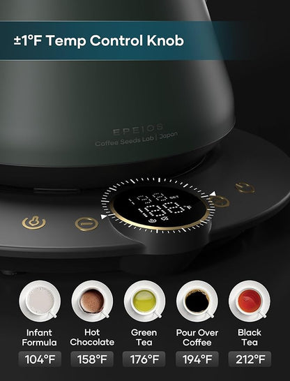 Gooseneck Electric Kettle with ±1℉ Temperature Control - Image 4