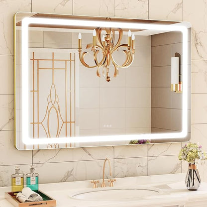 Makeup Vanity Mirror with Lights 20" L x 26" W Large LED Makeup Mirror - Image 3