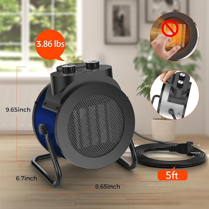 1500W Electric Space Heater - Image 4