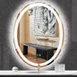 26 x 40 Inch Oval LED Vanity Mirror by MEIOUKA