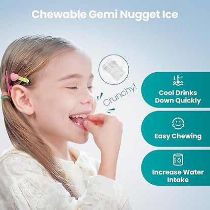 Gevi KNOVA Nugget Ice Maker Countertop, 40lbs/24H Self-Cleaning Portable Pellet - Image 3