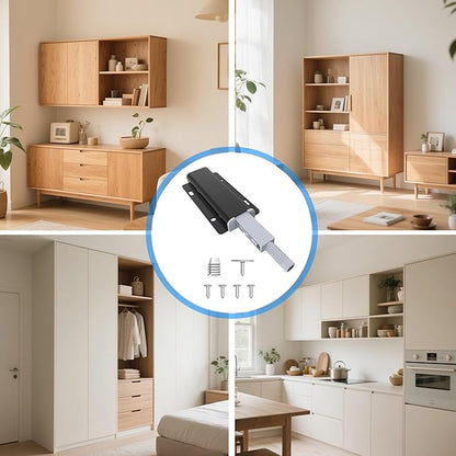 3 Pack Push to Open Cabinet Hardware, Touch Latches - Image 6