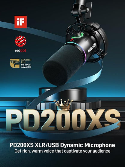 MAONO Gaming Streaming Equipment Bundle: Audio Interface Mixer and XLR Dynamic - Image 2