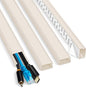 YCLYC 62.8in Cable Cover Wall, Paintable Cord Cover Wall Kit, Cord Hiders by YCLYC