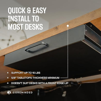 Under Desk Drawer Slide Out Attachment - Image 4