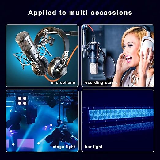 AuxLink XLR Cables, Microphone Cable 3ft 10 Pack, XLR Male to Female - Image 5