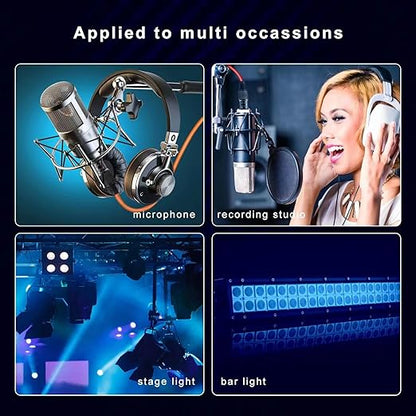 AuxLink XLR Cables, Microphone Cable 3ft 10 Pack, XLR Male to Female - Image 5