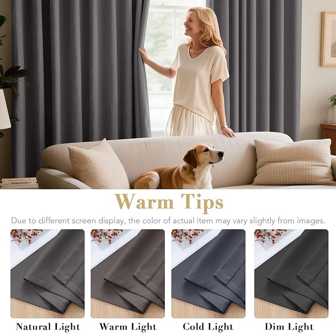 H.VERSAILTEX Premium Blackout Thermal Insulated Room Darkening Curtains - Image 6