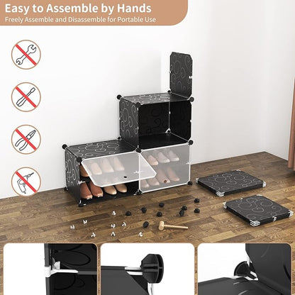 ROJASOP 6-Tier 24-Pair Expandable Shoe Rack Organizer - Image 6