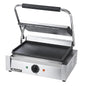 Adcraft Panini Grill with Flat Plates, in Stainless Steel by Adcraft