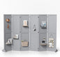 Bonnlo 4/6 Panel Pegboard Freestanding, 5 FT Portable Display Board Organizer by Bonnlo
