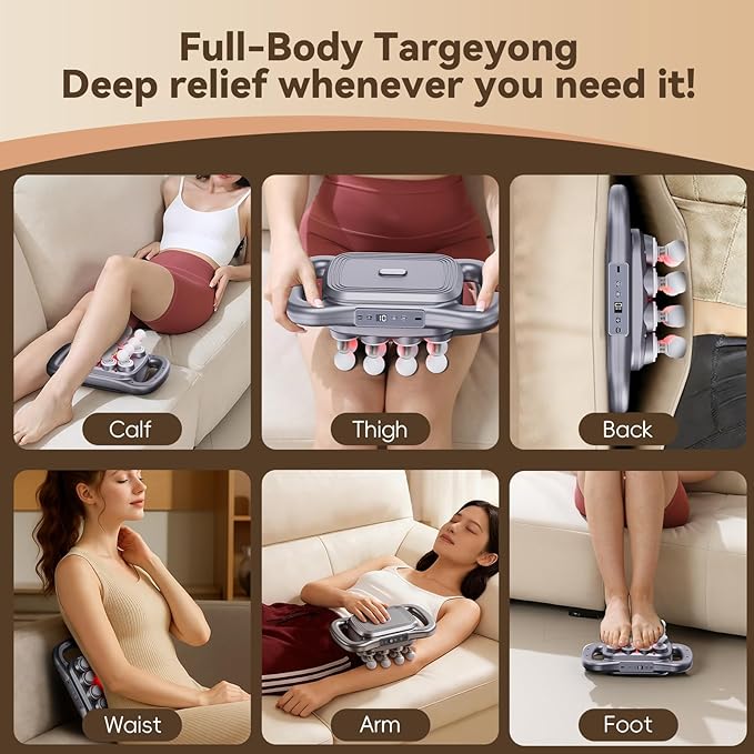 Cexovil 16-Head Massage Gun, 2026 Upgrade Deep Tissue Percussion Massager - Image 7