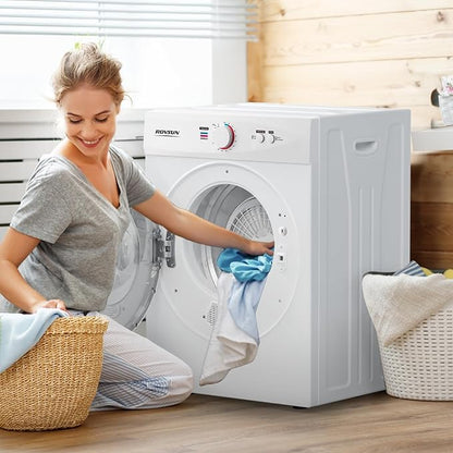ROVSUN 1.8 Cu.Ft Portable Clothes Dryer, Front Load Dryer Machine, Compact - Image 7