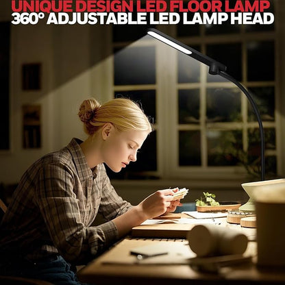 Honeywell LED Floor Lamp, F4 Sunturalux™ Gooseneck Reading Floor Lamp, Super - Image 6
