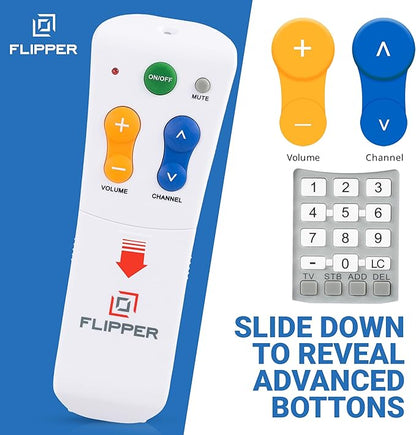 Flipper Big Button Universal TV Remote - Image 7