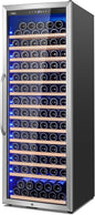 24 Inch Wine Cooler Refrigerator Freestanding, Large Tall Built-in 154-Bottles by Velivi