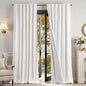 Lazzzy White Blackout Velvet Curtains by Lazzzy