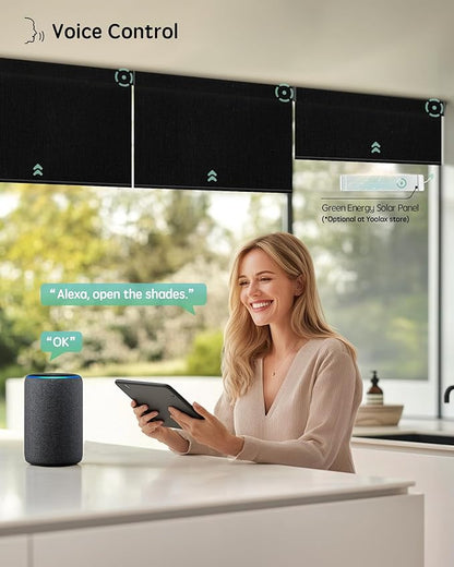 Yoolax Motorized Blinds with Remote, Smart Blinds - Image 2