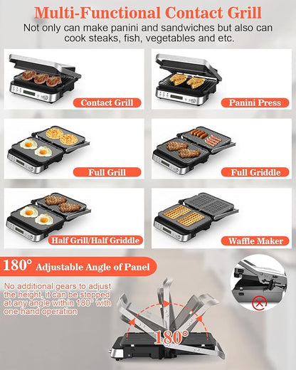 Panini Press Grill Sandwich Maker - Image 6