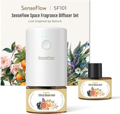 SF101 Pro Plug In Air Freshener, Waterless Essential Oil Diffuser, Non-Toxic by SenseFlow