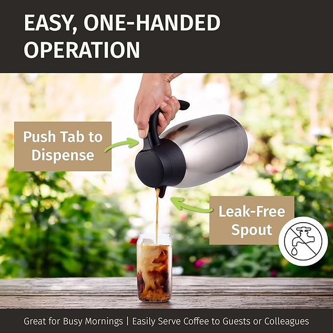 Cresimo Thermal Coffee Carafe 68oz / 2L - Image 9