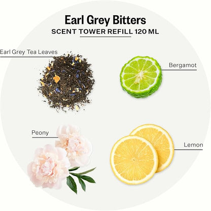 Apotheke Scent Tower Aromatherapy Diffuser Fragrance Refill, Earl Grey Bitters - Image 2