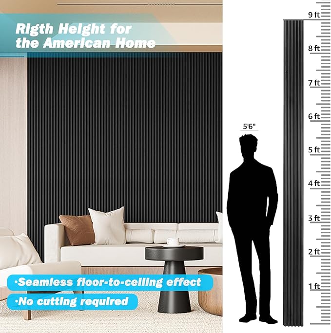 Art3d Fluted Wood Panel for Wall and Ceiling, Beaded Accent molding for Home - Image 8