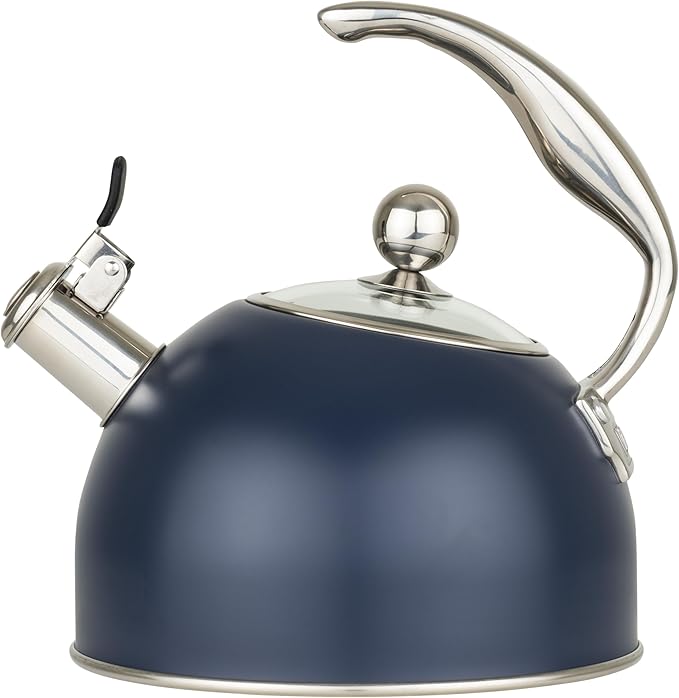 Viking 3-Ply Stainless Steel Tea Kettle, 2.6 Quart Stovetop Hot Water Pot by VikingCulinary