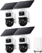 eufy Security eufyCam S4 4-Cam Kit, 4K Solar Camera Wireless Outdoor, Triple by eufySecurity