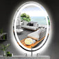 28 x 36 Inch Oval LED Vanity Mirror by MEIOUKA