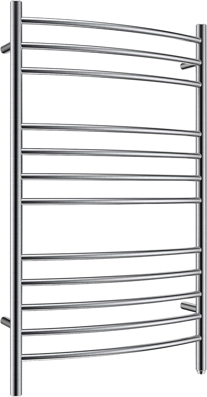 HEATGENE Towel Warmer Wall Mount Electric Plug-in/Hardwired Heated Towel Rack by HEATGENE