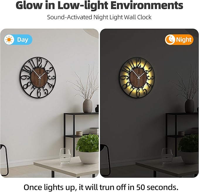 Casaformia 20'' Silent Wall Clock - Image 2