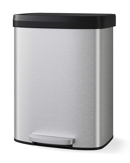 Garvee 16 gal / 60 L Stainless Steel Trash Can by Garvee