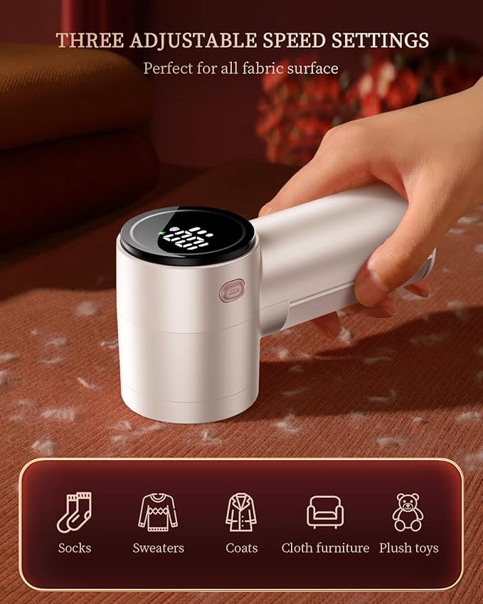 Fabric Shaver, Rechargeable Lint Shaver - Image 2