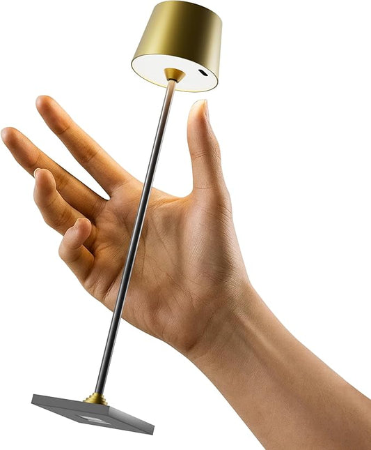 Compact Cordless Table Lamp, Rechargeable LED Night Light, Dual Light Source by Timjorman
