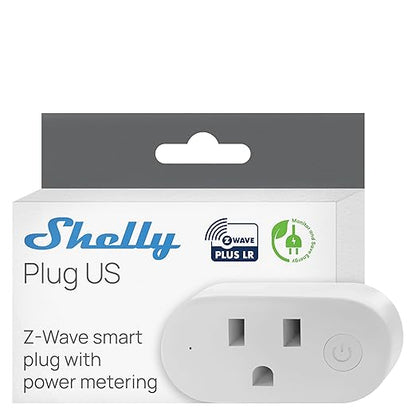 Shelly Wave Plug US LR | Z-Wave Long Range Smart Plug by Shelly