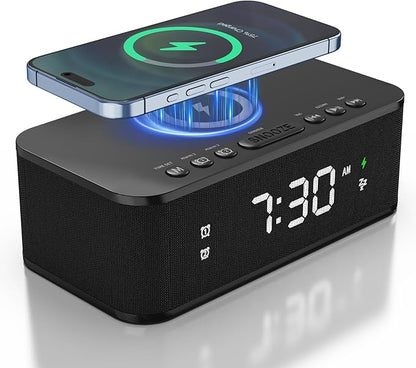 Fansbe Direct Digital Alarm Clock White Noise, Loud Digital Alarm Clocks by FansbeDirect