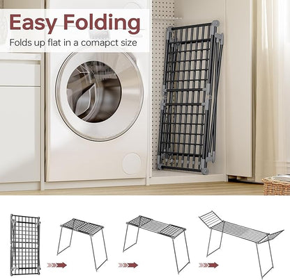 APEXCHASER Clothes Drying Rack Foldable, Large Drying Rack - Image 4