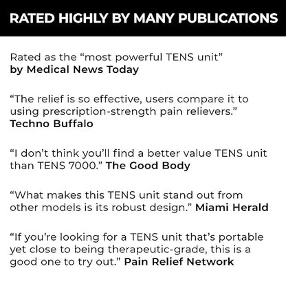 TENS 7000 Digital TENS Unit - Image 9