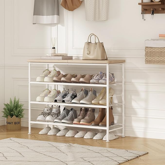 SUOERNUO Shoe Rack Organizer 4 Tier - Image 5