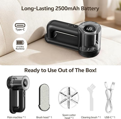 Rechargeable Fabric Shaver, 2-in-1 Lint Remover - Image 6