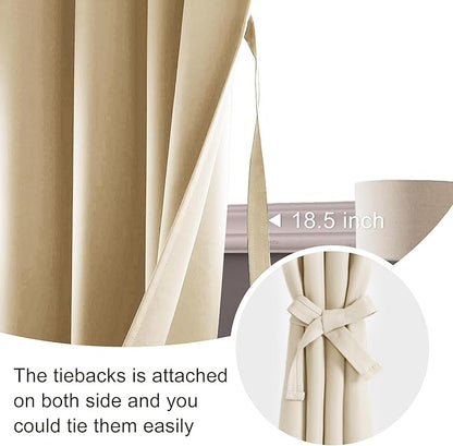 JIUZHEN Blackout Curtains for Bedroom - Image 7