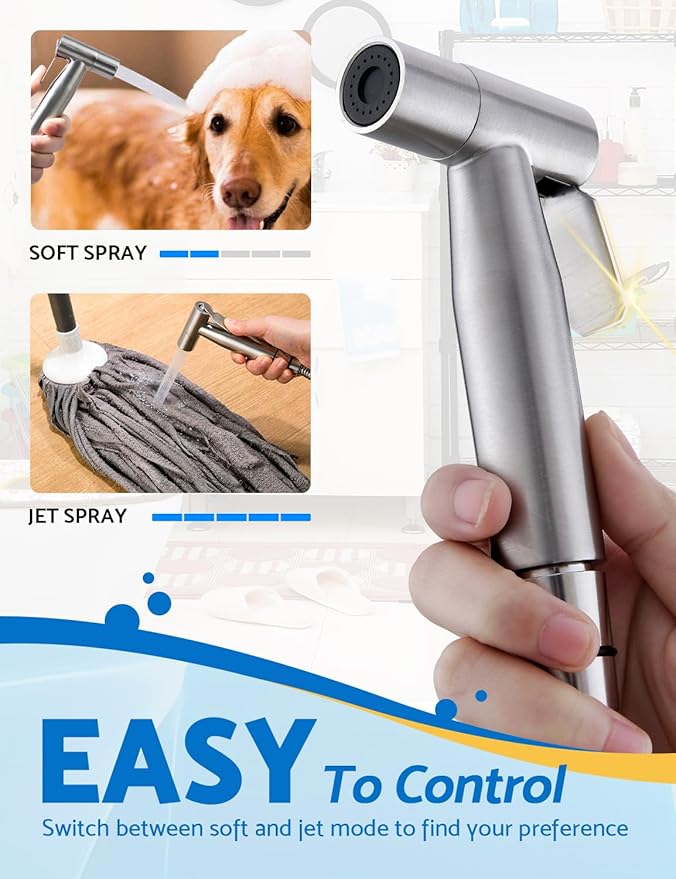 3 Packs BRITULIF Handheld Bidet Sprayer - Image 4