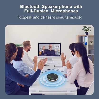 TONGVEO Bluetooth Speakerphone Conference Microphones, Wireless Conference - Image 2