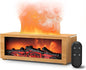 Fireplace Flame Air Diffuser Humidifier, 7 Colors Aromatherapy Essential Oil by TMEHM