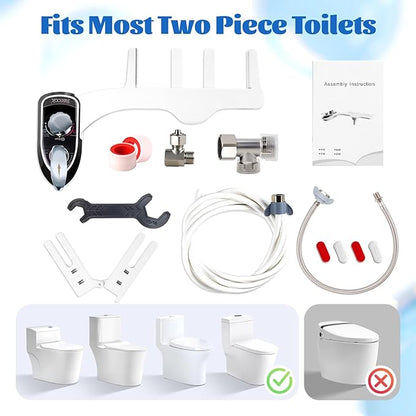 Toilet Attachment for Toilets Seat, Self-Cleaning Hot&Cold Water Bidet-Toilet - Image 7